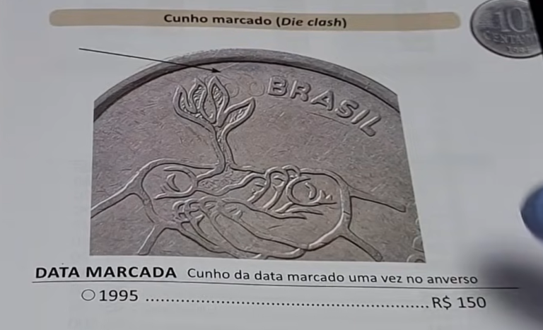 Moeda comemorativa de 10 centavos da FAO de 1995